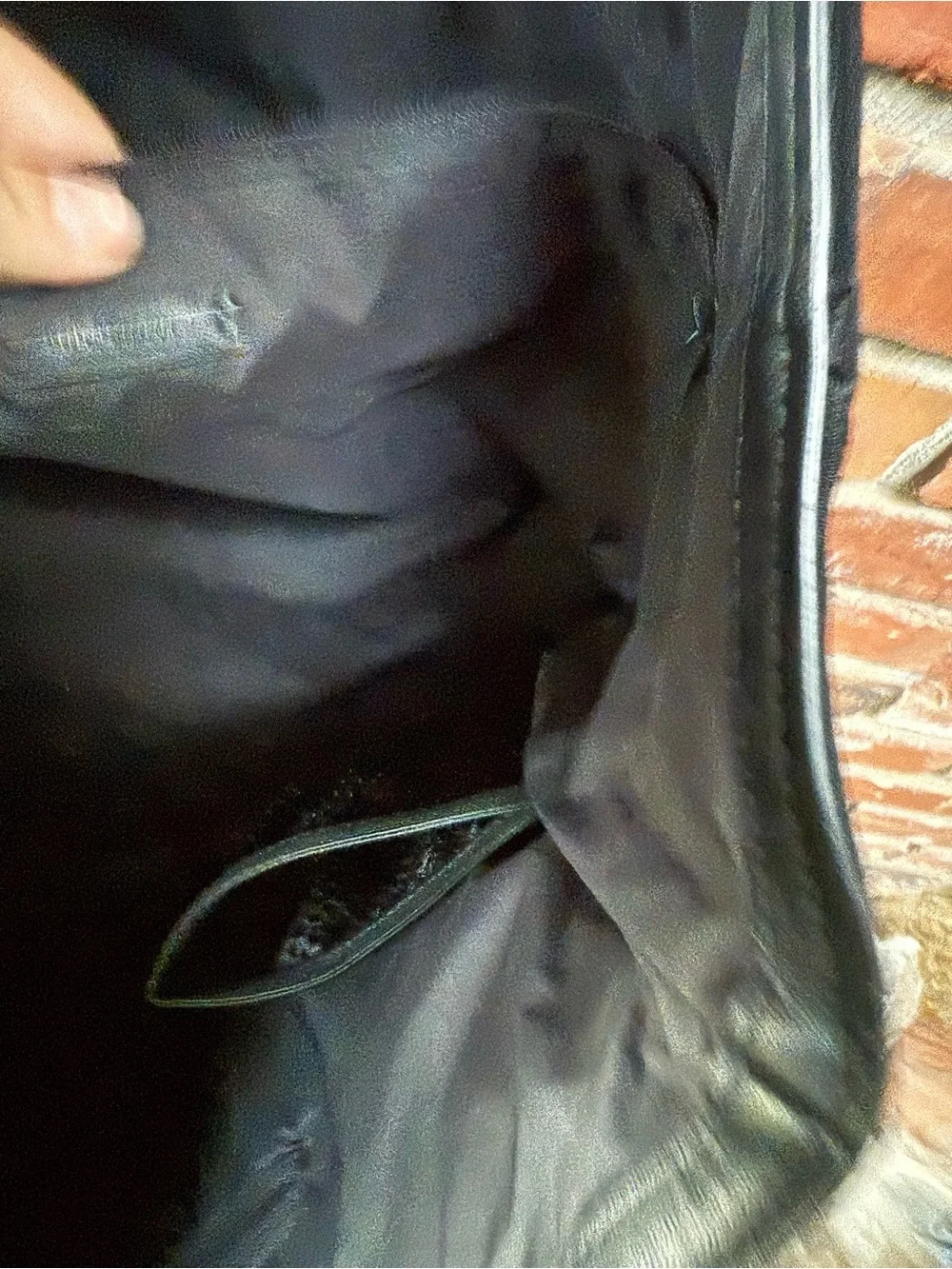 lululemon athletica Black Quilted Triangle-Panel Tote